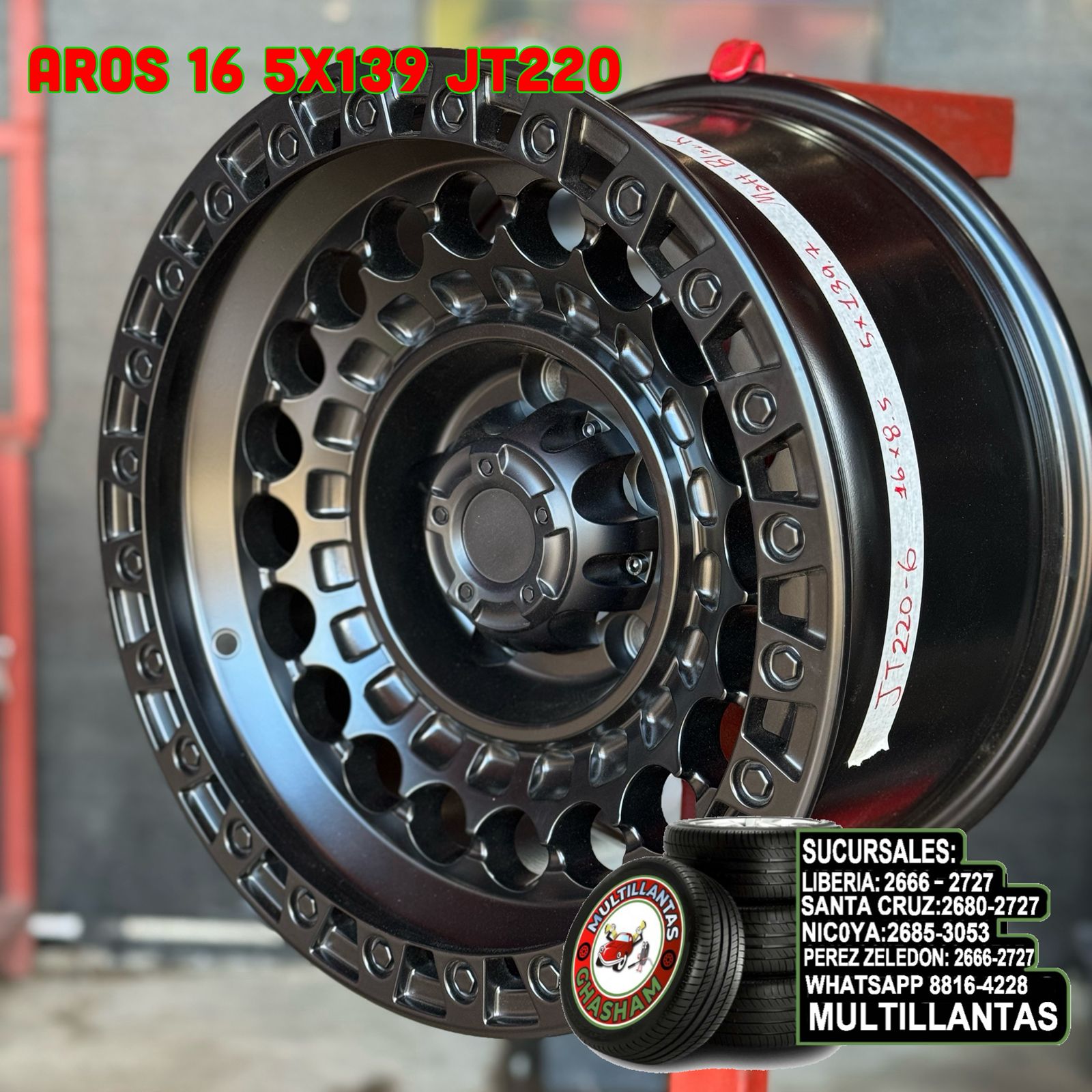 AROS # 16X8.5 5X139.7 ET-12 MB